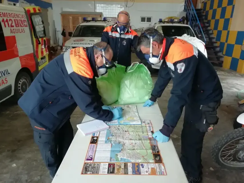 Emergencias y Protección Civil desarrollan acciones de prevención y apoyo psicosocial frente al coronavirus en Lorca