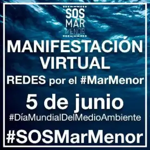 Acciones legales y protestas online impulsan ante las degradaciones del Mar Menor