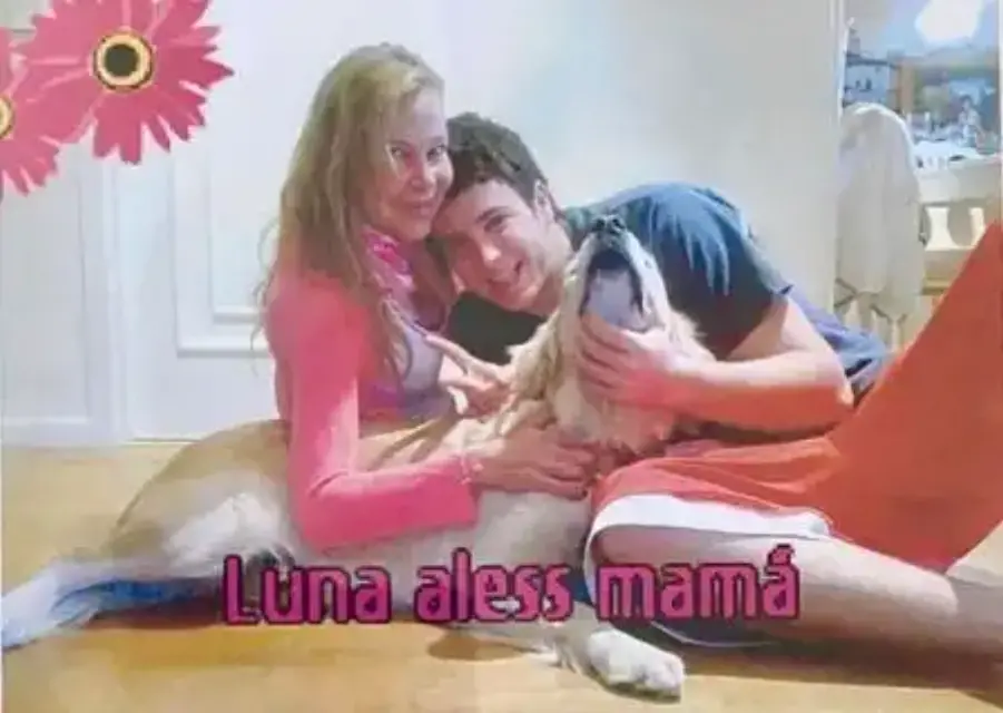 A tres semanas de perder a su hijo, ahora Ana Obregón llora por su mascota “luna”