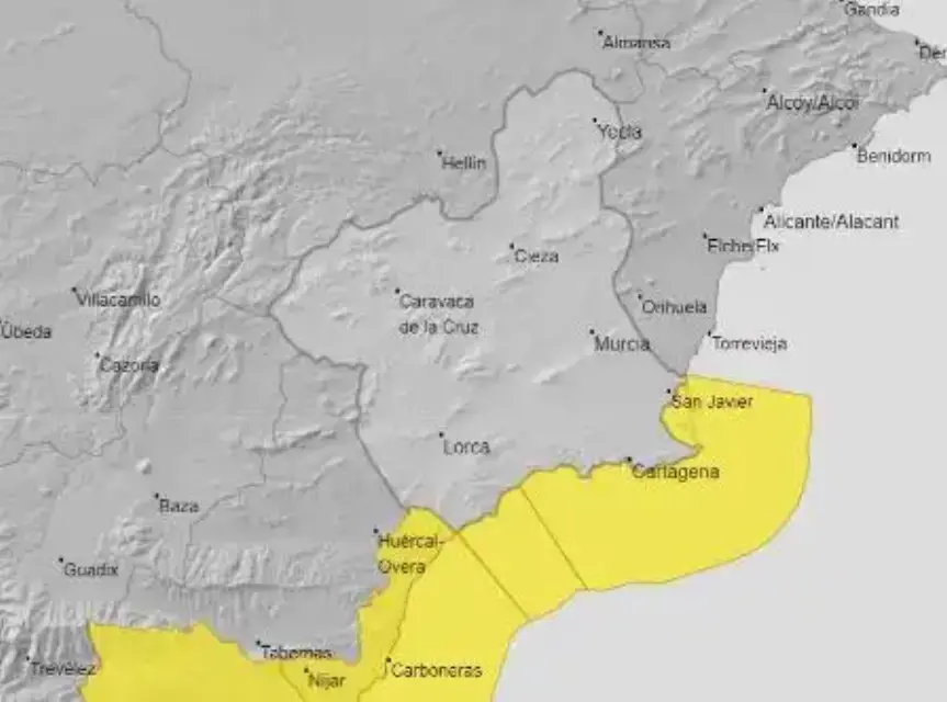 Alerta amarilla continúa este viernes en la Región