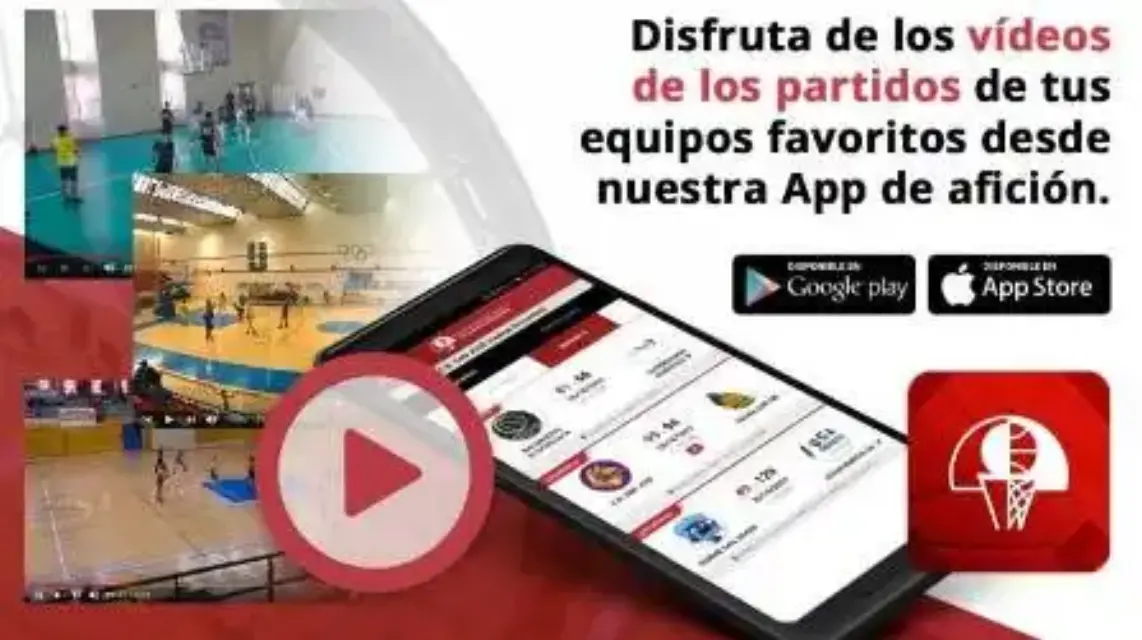 Los partidos de baloncesto en la Región ahora en directo por una aplicación de la FBRM