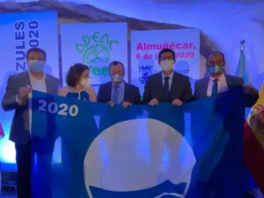 Pulpí recoge las 4 Banderas Azules y el Distintivo Centro Azul en el Acto de Entrega de Galardones “Bandera Azul 2020”
