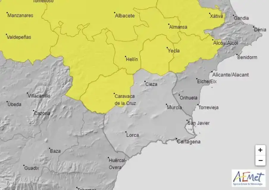 ALERTA AMARILLA. Tormentas de intensidad superior para mañana en la Región