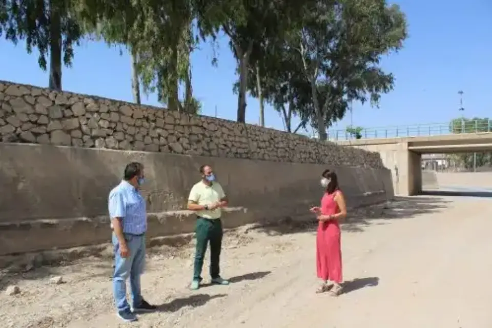 Etapa final de las obras del nuevo partidor de la Hoya en Pulpí