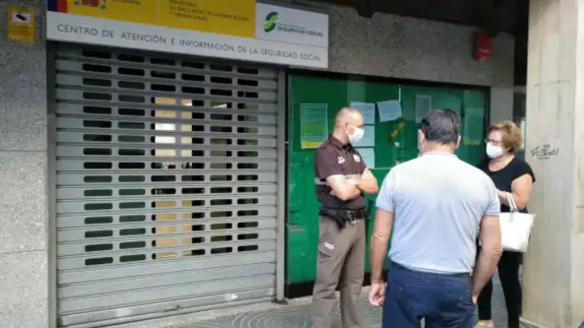 Oficina de Seguridad Social de Lorca cerró sus puertas tras positivo por Covid-19 de un trabajador