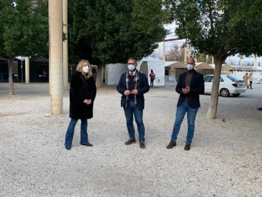 Lorca: En Huerto de la Rueda habilitan atención para pruebas PCR