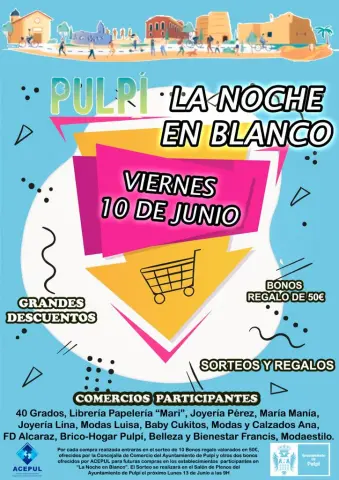 Pulpí celebrará su tradicional “Noche en Blanco” 2022