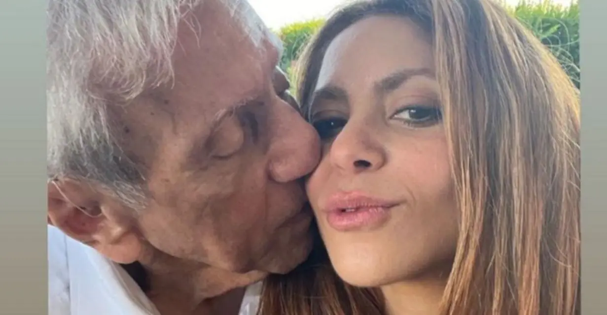 ¡»TE FELICITO»! Shakira dedicó un emotivo mensaje a su padre