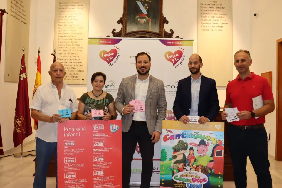 Lorca reparte 75.000 tickets infantiles para la Feria de Lorca