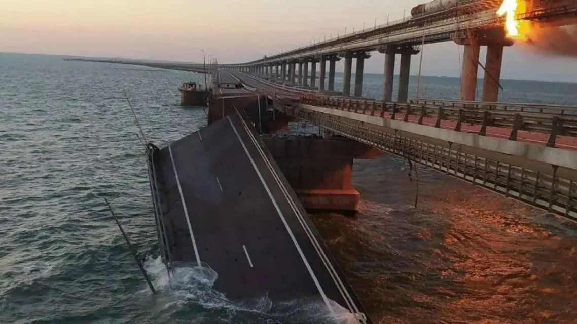 Detiene  sospechosos de explosión del puente de Crimea: Tres países involucrados