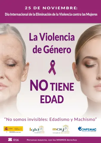 Lorca y CONFEMAC visibilizan la violencia machista en mujeres mayores de 65 años