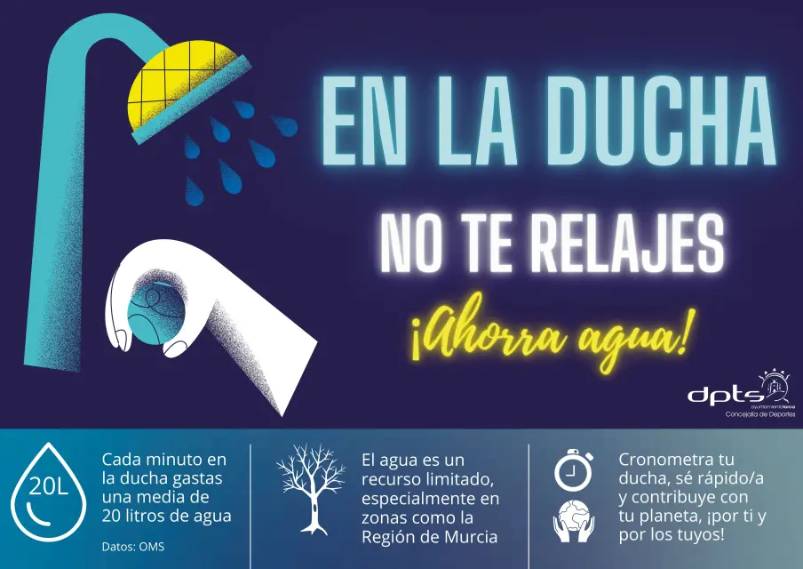 Campaña: "Ahorra agua" llega a instalaciones deportivas de Lorca