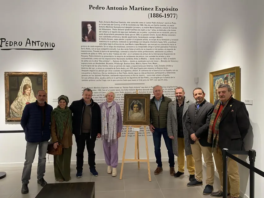 Donan obra del pintor Pedro Antonio Martínez a Pulpí
