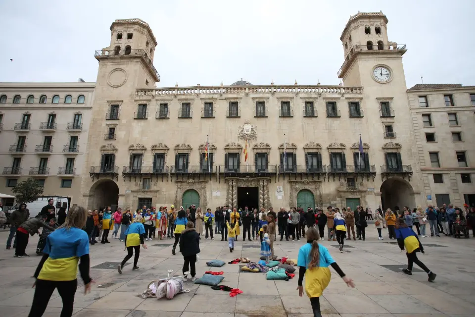 Alicante: exige el final de la invasión rusa a Ucrania