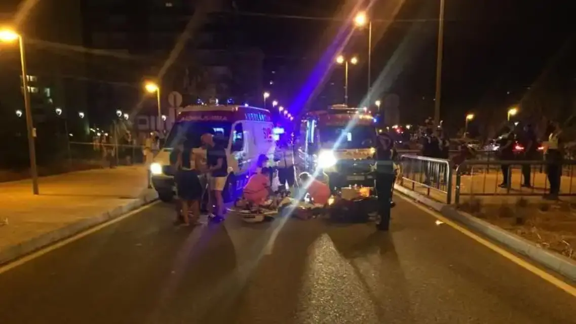 Repartidor de comida atropelló a una mujer de 56 años en Alicante