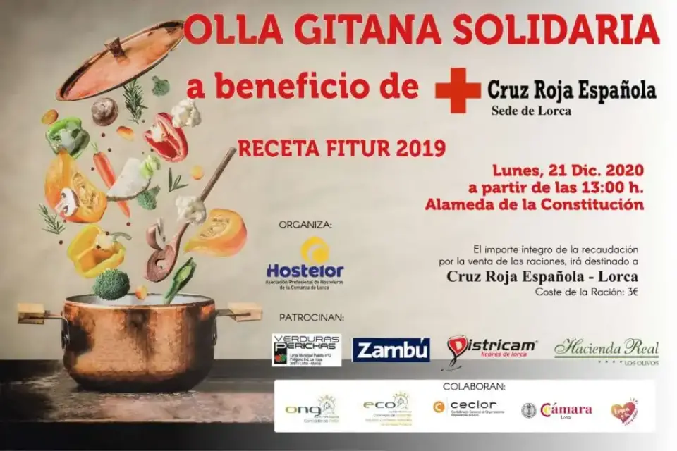 El Ayuntamiento de Lorca colabora en la iniciativa ‘Olla Gitana Solidaria’ en beneficio de las familias más necesitadas