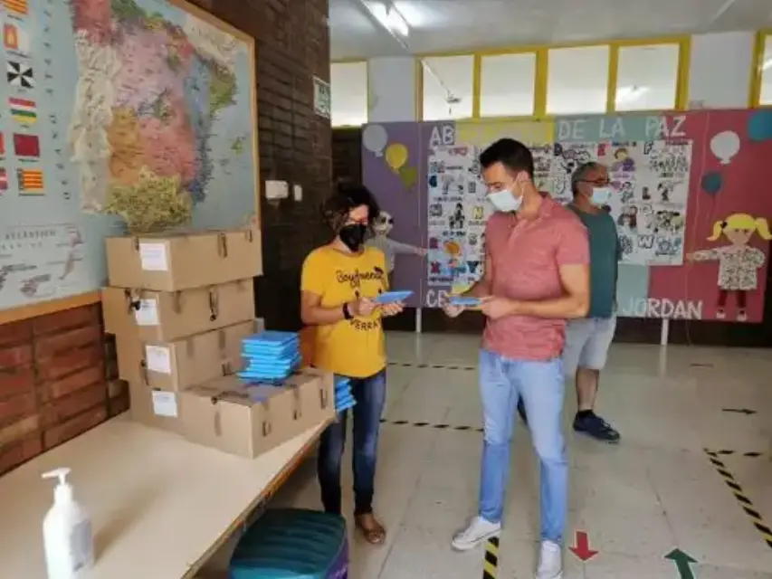 Ayuntamiento de Puerto Lumbreras entregará un lote de 10 mascarillas quirúrgicas en todos los centros educativos del municipio