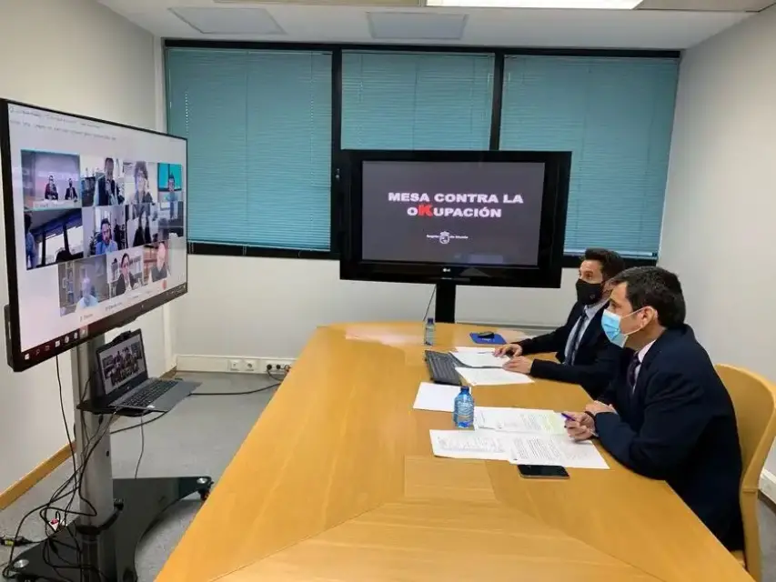 Los contra okupa de Murcia preparan propuestas en su defensa para presentarlas al Gobierno Central