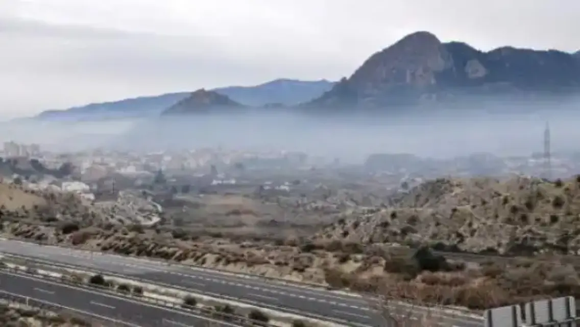 En Lorca se registra un incremento de la contaminación atmosférica por partículas de suspensión PM10