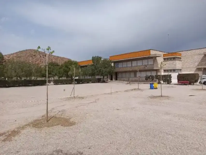 En Lorca crean una bóveda vegetal en los colegios Juan González y Alfonso García de Purias
