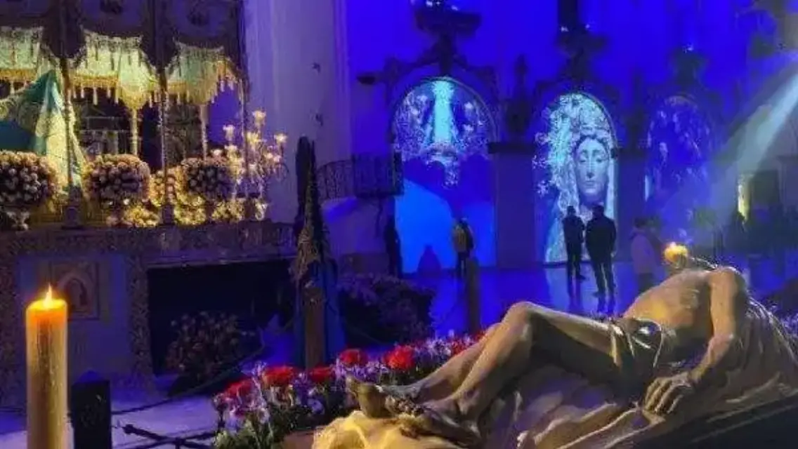 El espectacular Paso Azul de Lorca, un recorrido audiovisual de la Semana Santa