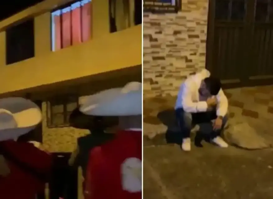 Viral: Vídeo del joven que lleva serenata a su novia y la encuentra intimando con otro