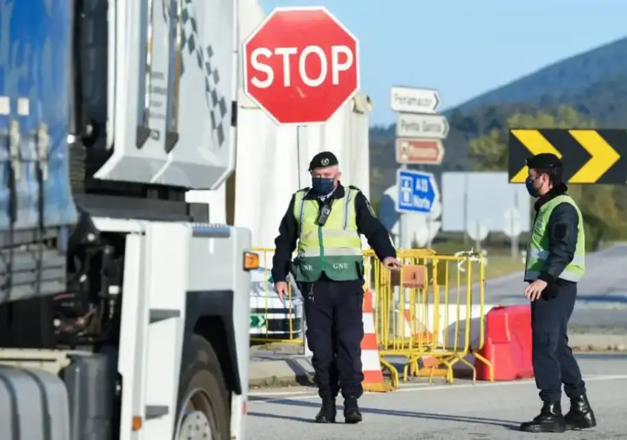 El cierre de la frontera con Portugal se prorroga hasta el 1 de mayo