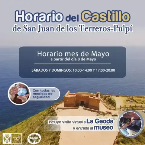 El Castillo de San Juan de los Terreros reabrirá al público mañana sábado con el sello “Preparado para Covid-19”