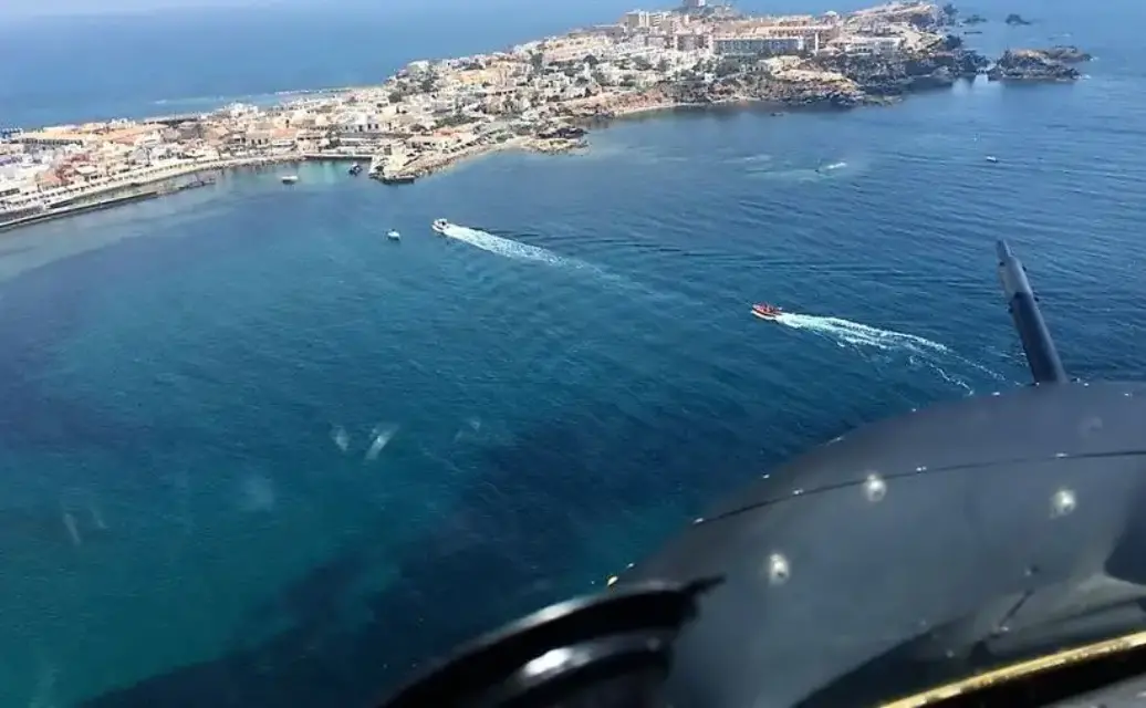 Avioneta se estrella en las costa de Murcia y muere su piloto