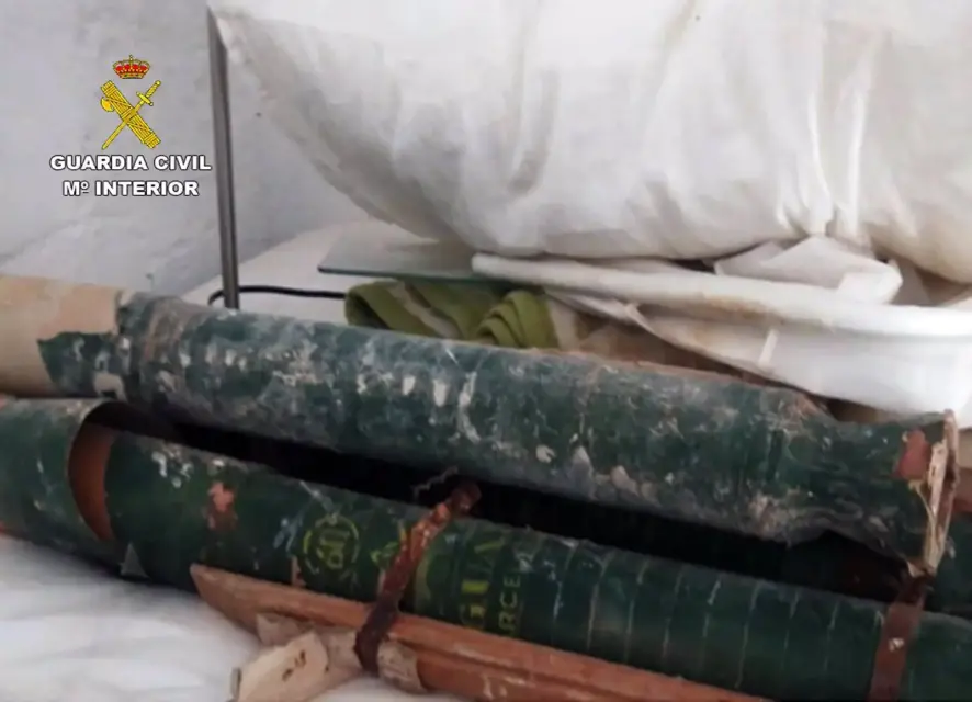 Guardia Civil destruye explosivos encontrados en una finca de Yecla