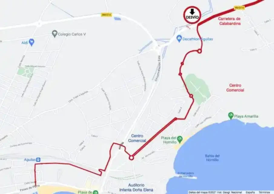 Cortarán el tráfico la próxima semana en Águilas con motivo de los Triatlones