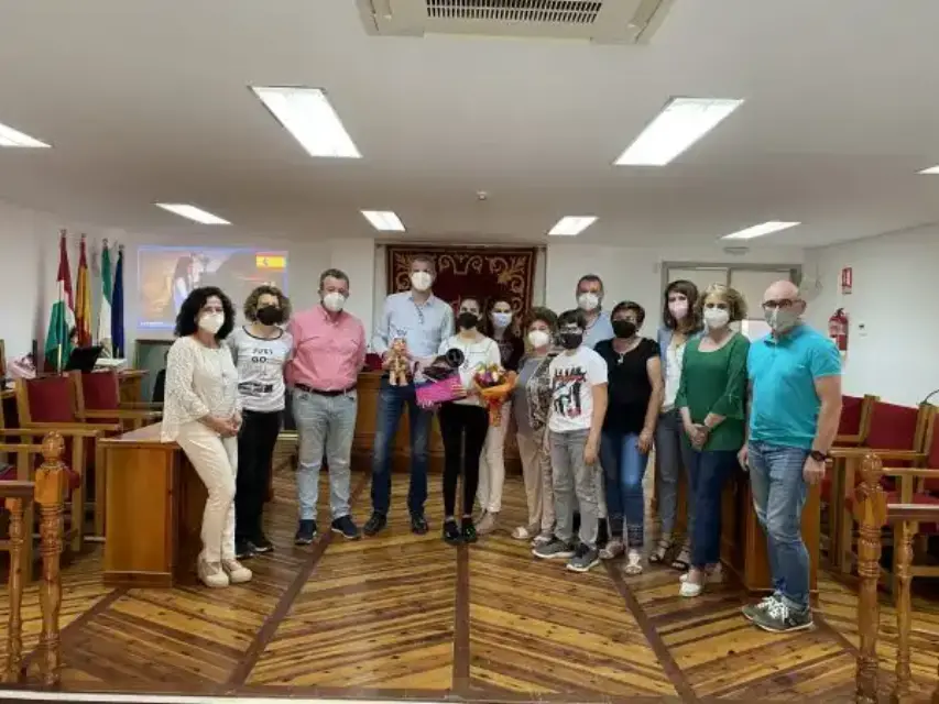 Pulpí otorga reconocimiento a ganadora del concurso de Eurovisión para invidentes, Laura Diepstraten
