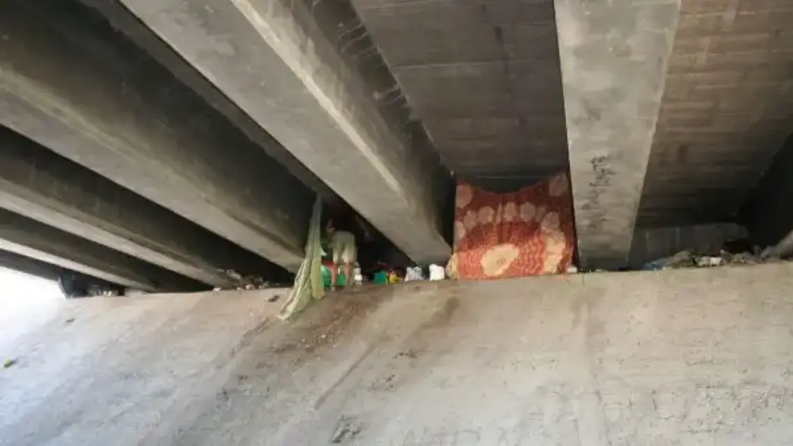 Entre cartones y mantas viven decenas de inmigrantes debajo del Puente de San Diego en Lorca