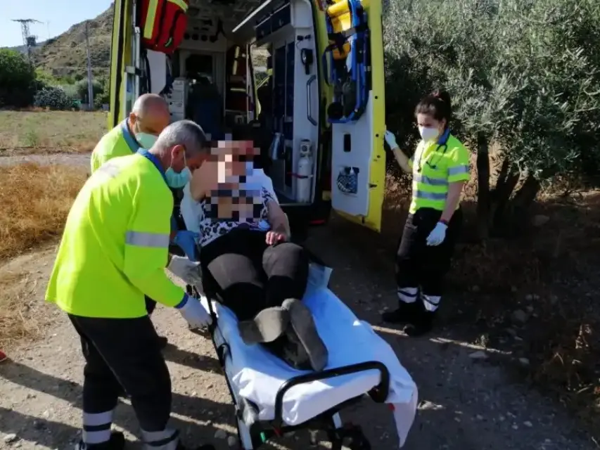 Un turismo se sale de la vía y vuelca en la pedanía El Consejero