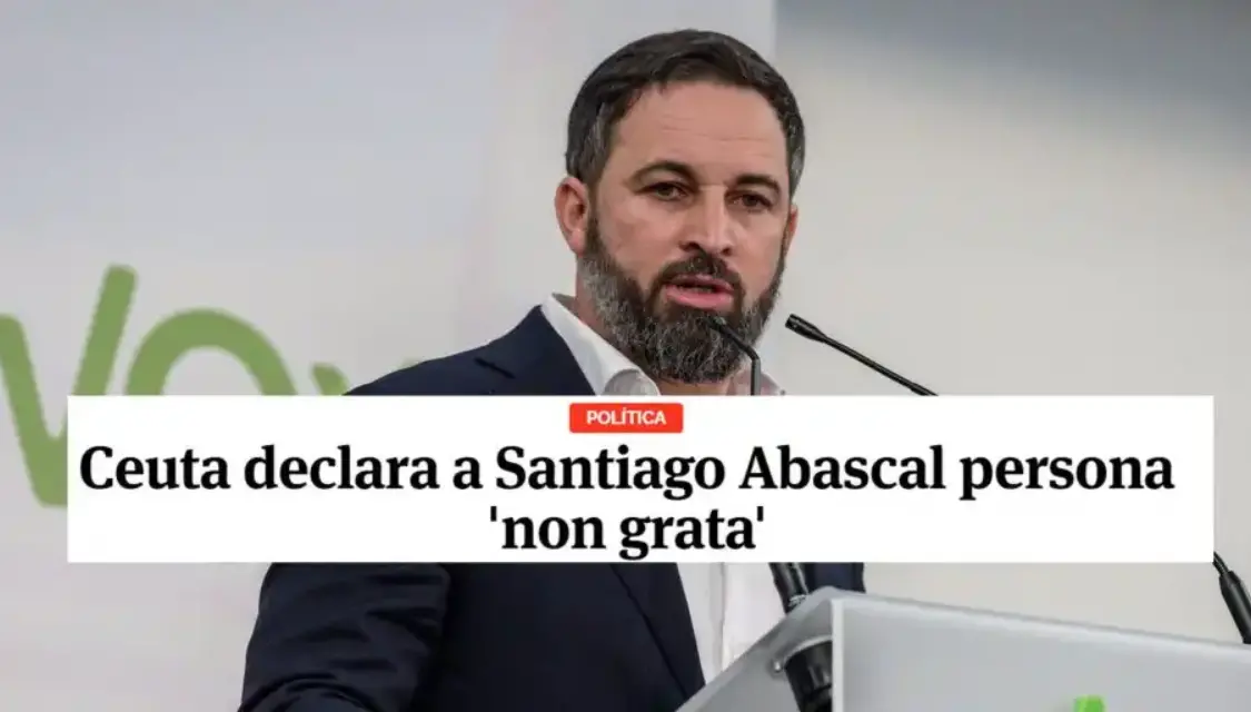 Vox confirma que Abascal volverá a Ceuta a pesar de ser 'persona non grata'