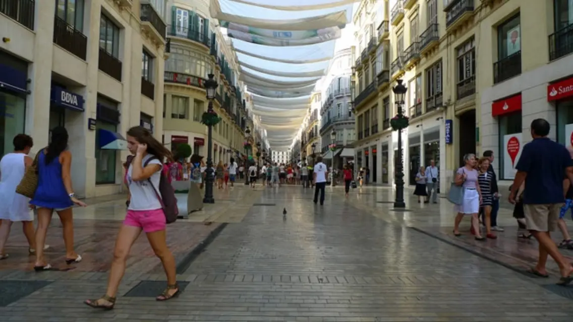 la eficacia de los toldos de Lorca: hasta 10ºC de diferencia en las zonas protegidas del sol