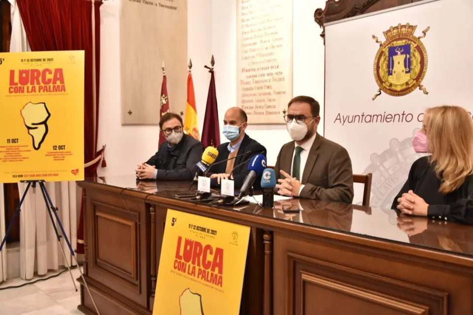 11.880 euros dona Lorca a afectados del volcán Cumbre Vieja