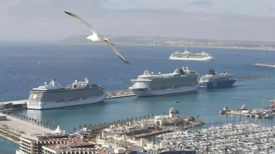 Los cruceros traen buenas nuevas en economía para Alicante